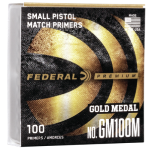 Federal GM100M Small Pistol Match primers